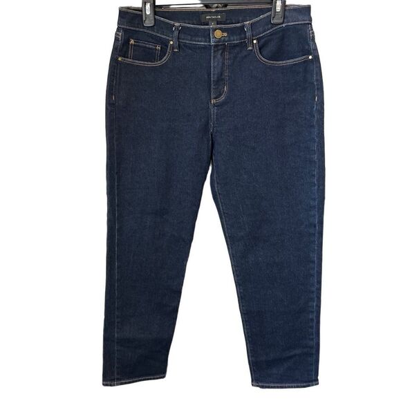 Ann Taylor denim jeans taper fit size 8 - Picture 14 of 15